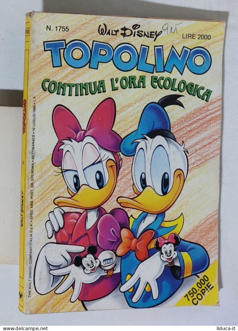 51923 TOPOLINO Libretto N. 1755 - Disney