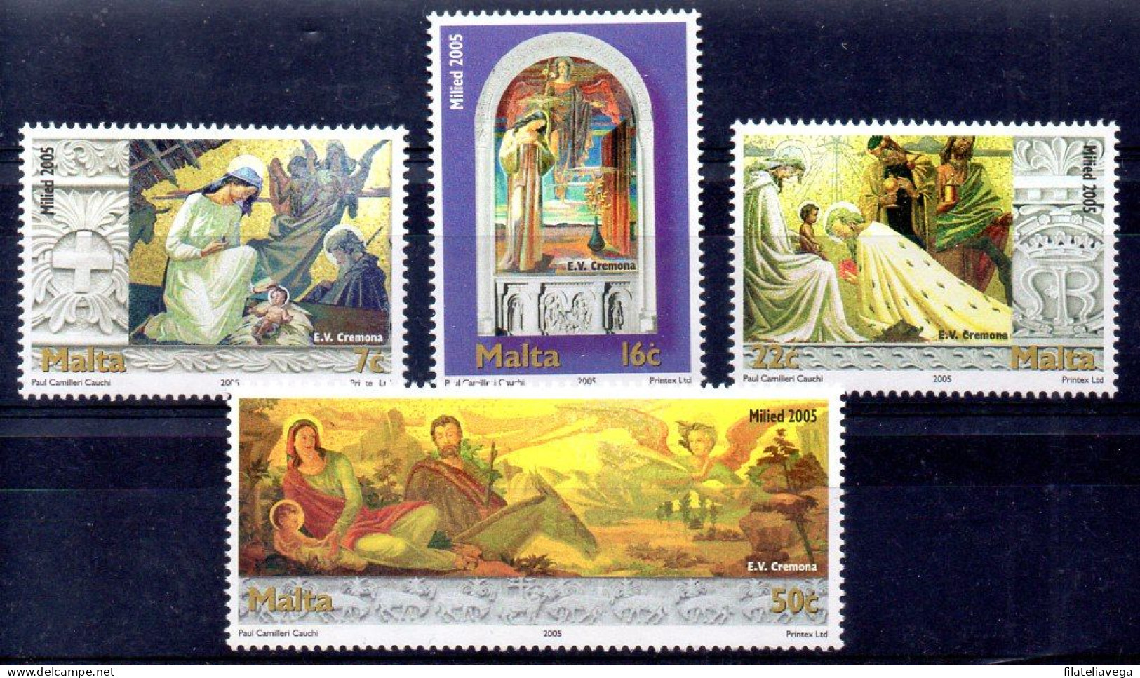 Malta Serie Nº Yvert 1385/ 88 ** - Cristianismo