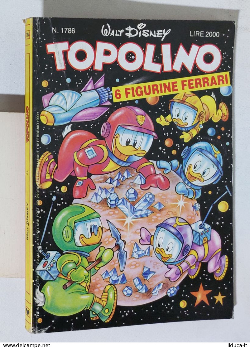 51931 TOPOLINO Libretto N. 1786 - No Adesivi - Disney