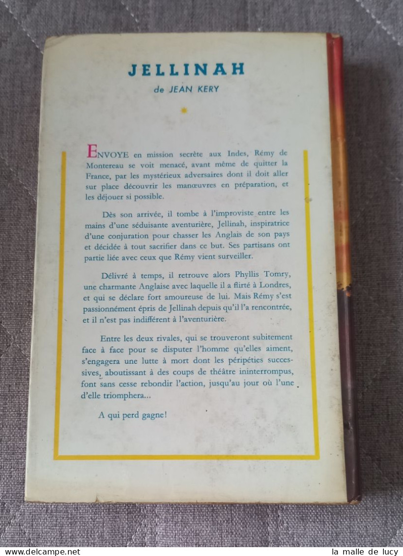 Rare Livre Jellinah De Jean Kery - 1963 - Avventura