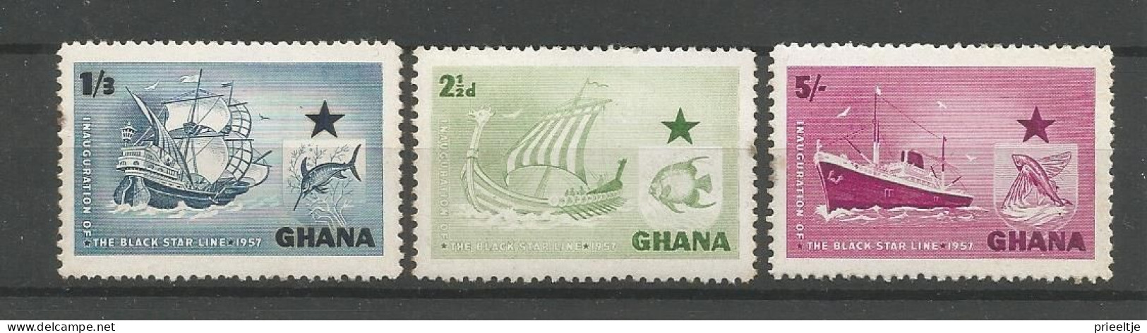 Ghana 1957 Black Star Line  Y.T. 14/16  ** - Ghana (1957-...)