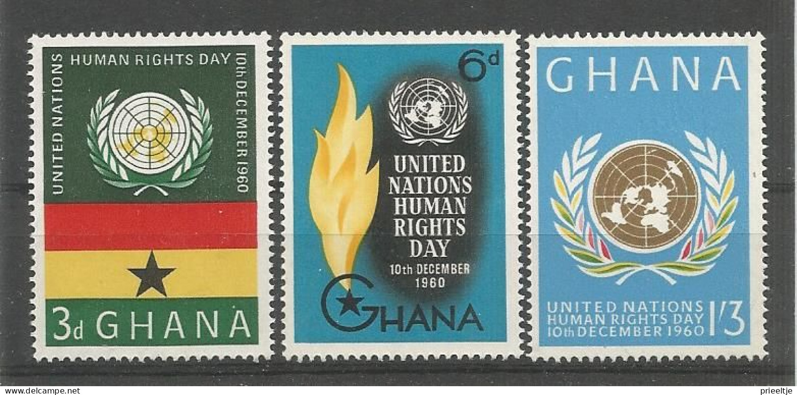 Ghana 1960 Human Rights Day   Y.T. 82/84  ** - Ghana (1957-...)