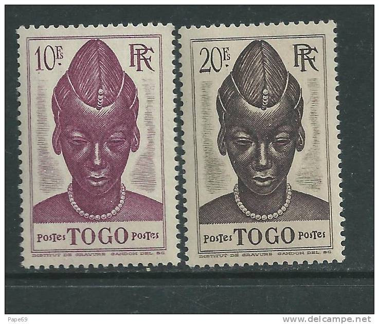 Togo N°  206 / 07   XX  :  Les 2  Valeurs Sans Charnière, TB - Otros & Sin Clasificación