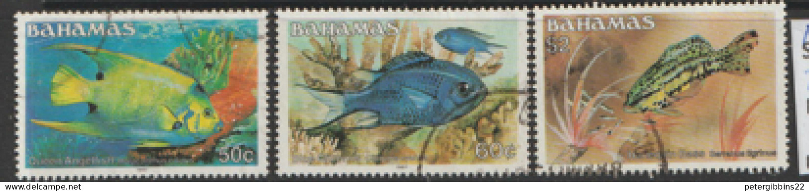 Bahamas 1987 SG  796,7,9 Date Imprints    Fine Used - Bahamas (1973-...)