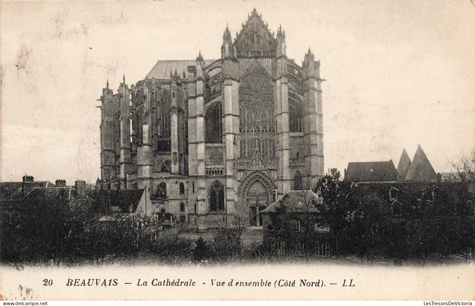 FRANCE - Beauvais - Vue D'ensemble De La Cathédrale - LL - Carte Postale Ancienne - Beauvais