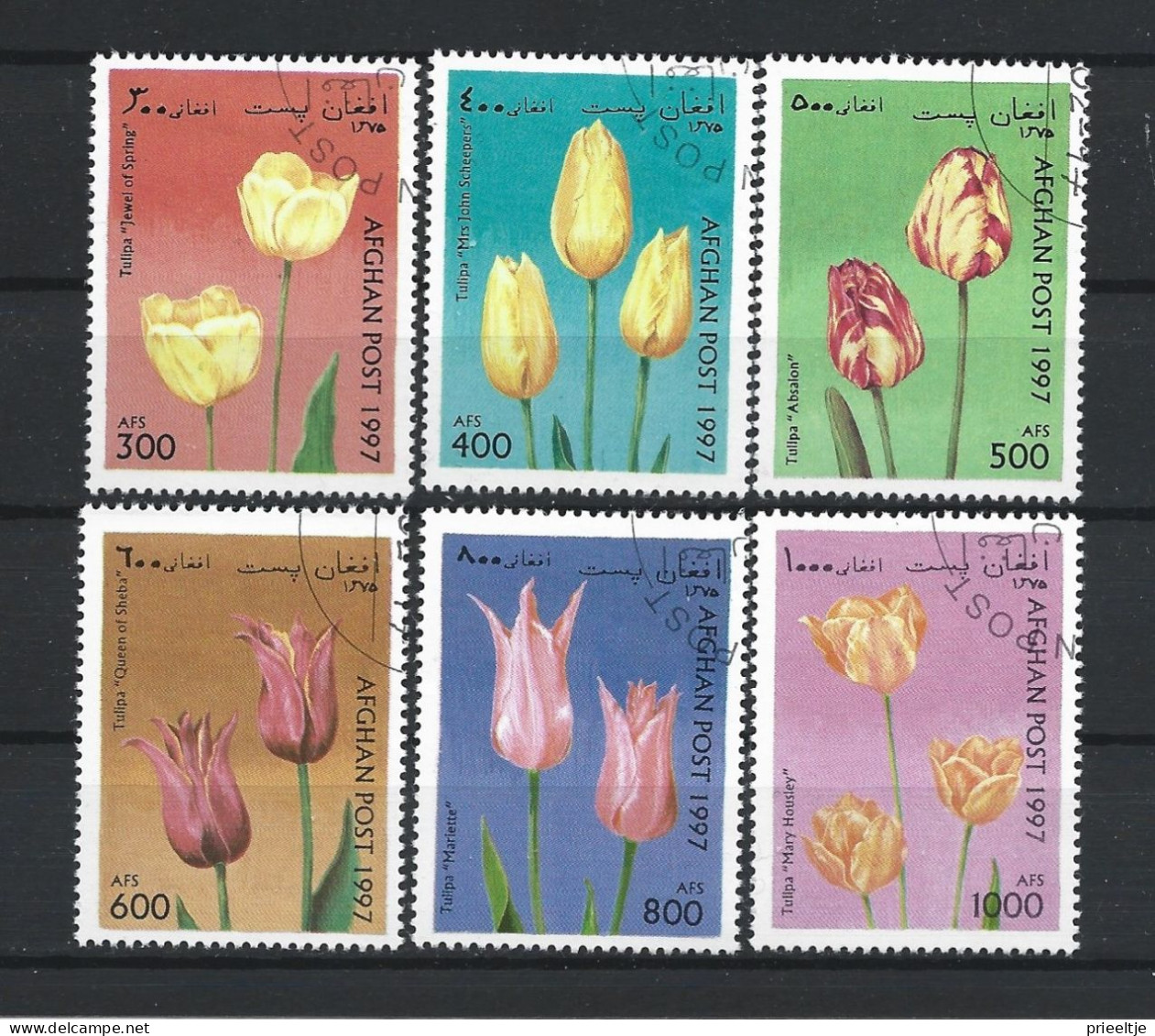 Afghanistan 1997 Tulips  Y.T. 1525/1530 (0) - Afghanistan