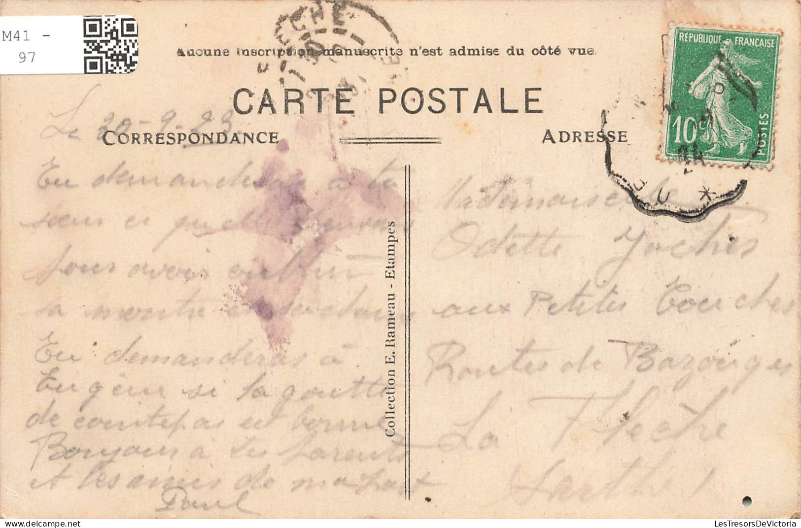 FRANCE - Etampes - Confluent De La Louette Et De La Chalouette - Carte Postale Ancienne - Etampes