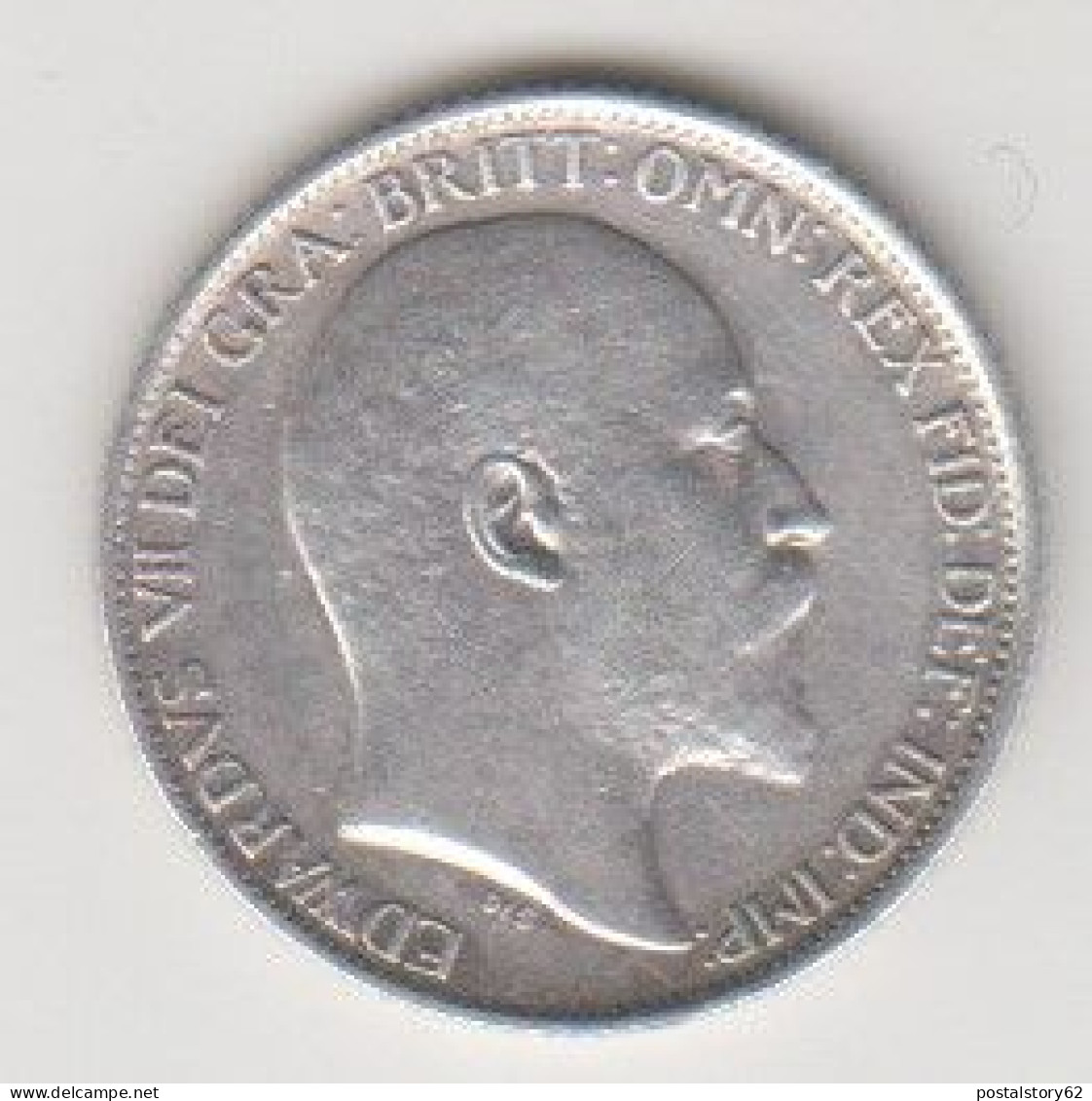 Gran Bretagna, Edward VII° Six Pence Moneta Arg. 1906 Qspl - H. 6 Pence