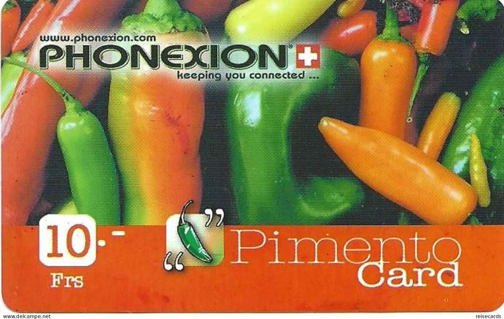 Switzerland: Prepaid Phonexion - Pimento Card - Schweiz