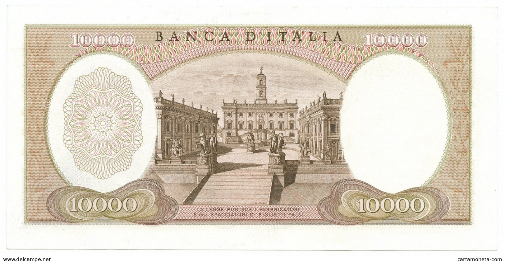 10000 LIRE BANCA D'ITALIA MICHELANGELO MEDUSA 27/11/1973 SUP - Autres & Non Classés