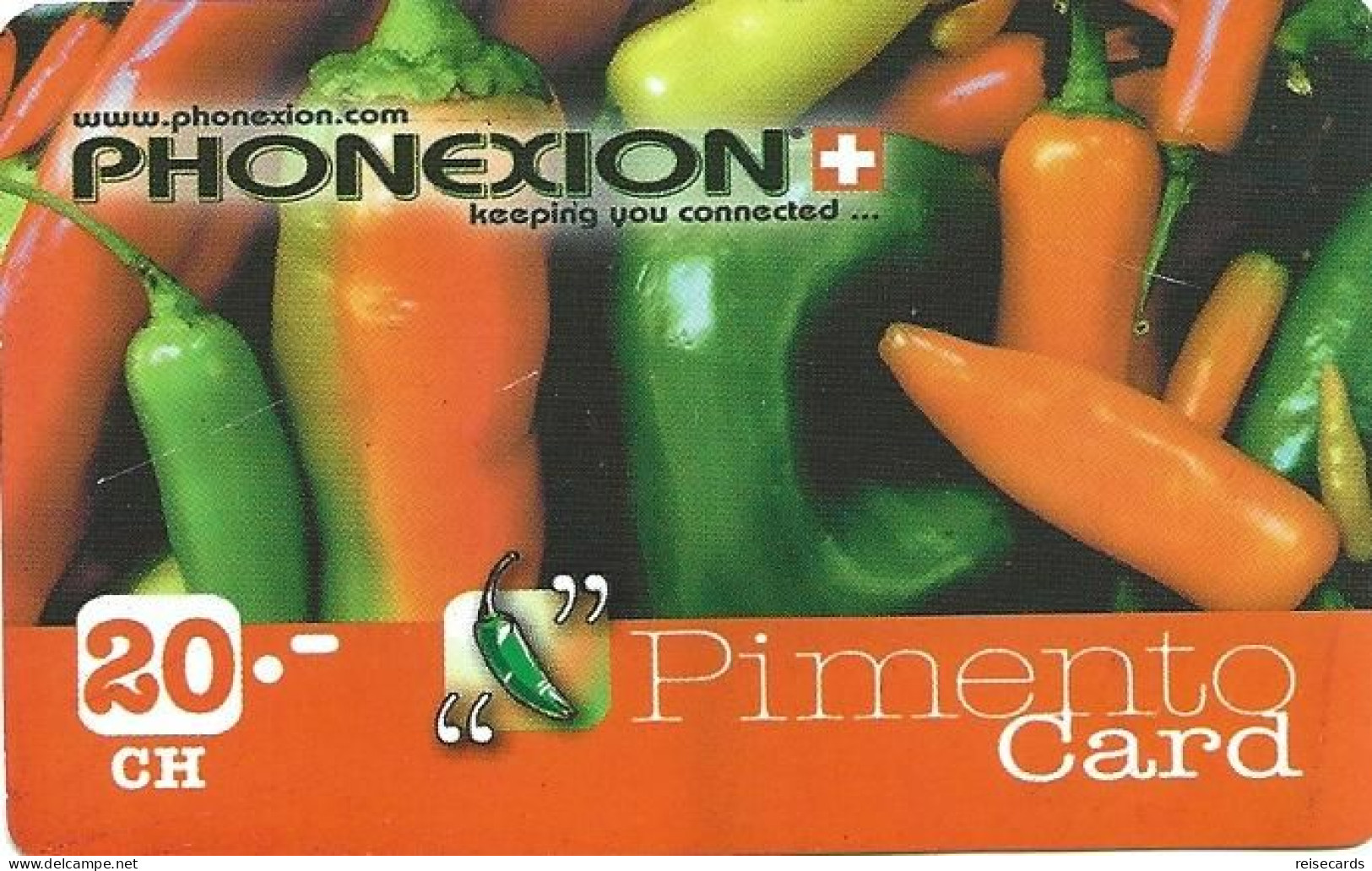 Switzerland: Prepaid Phonexion - Pimento Card - Schweiz