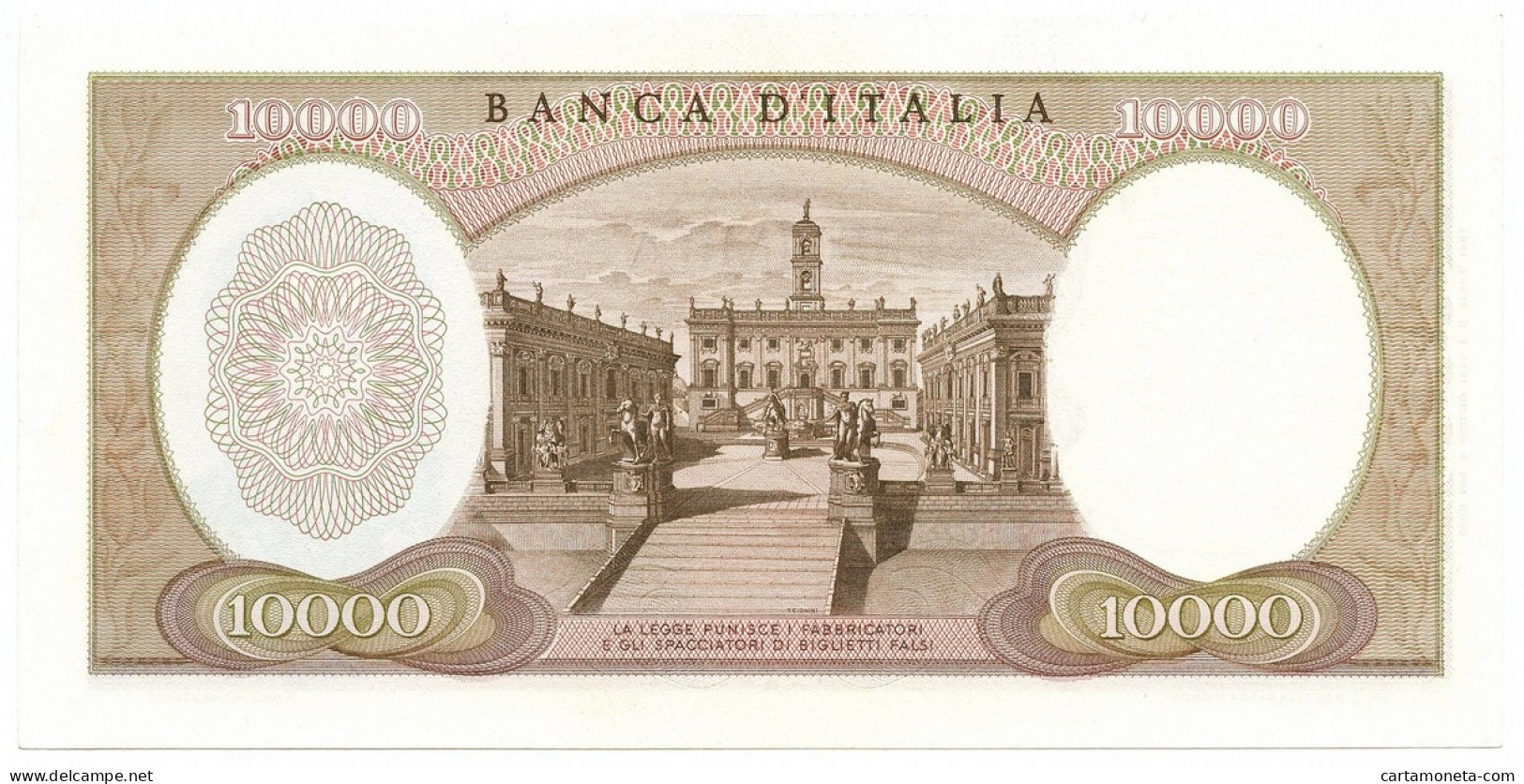 10000 LIRE BANCA D'ITALIA MICHELANGELO MEDUSA 08/06/1970 SUP - Sonstige & Ohne Zuordnung