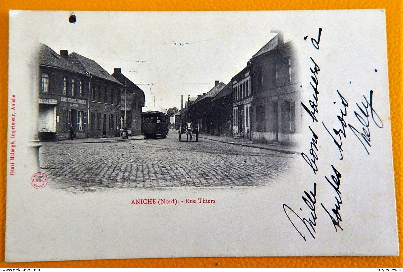 ANICHE  -  Rue Thiers  -  1904 - Aniche