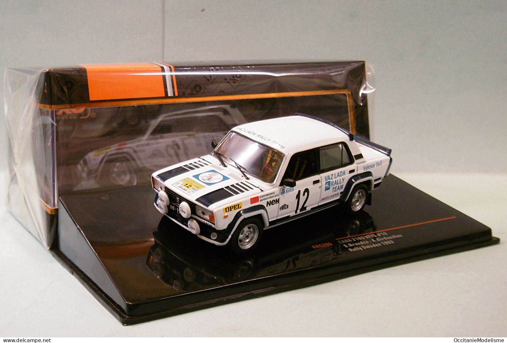 Ixo - LADA 2105 VFTS #12 Rally Sweden 1983 Brundza - Girdauskas Réf. RAC295 NBO Neuf 1/43 - Ixo