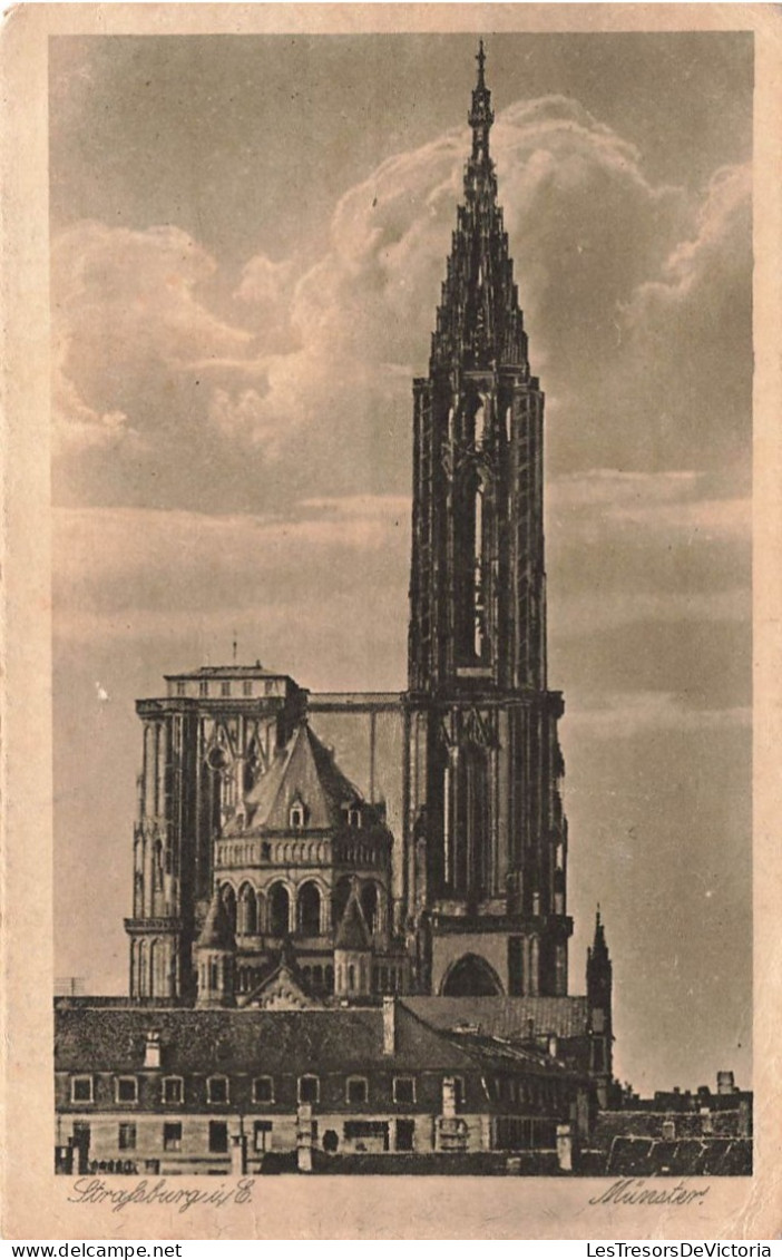 FRANCE - Munster - Vue Générale De La Cathédrale  - Carte Postale Ancienne - Munster