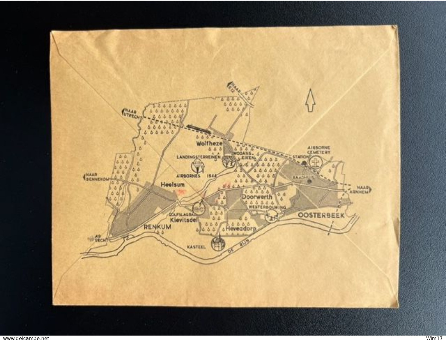 NETHERLANDS 1966 LETTER OOSTERBEEK TO ARNHEM 10-05-1966 NEDERLAND GEMEENTE RENKUM - Storia Postale