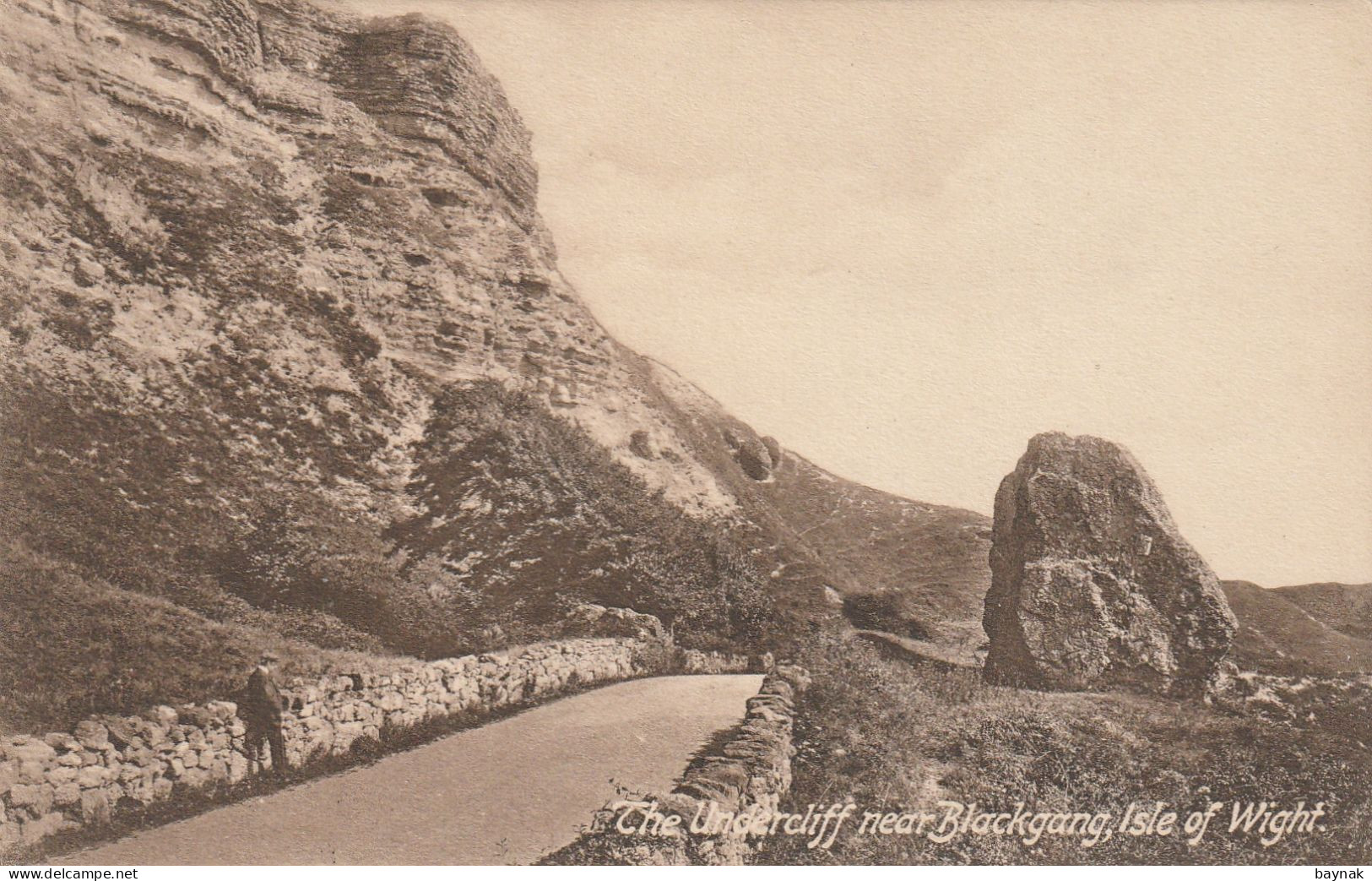 ENG140   --  VENTNOR  --  ISLE OF WIGHT  --  THE UNDERCLIFF NEAR BLACKGANG - Ventnor