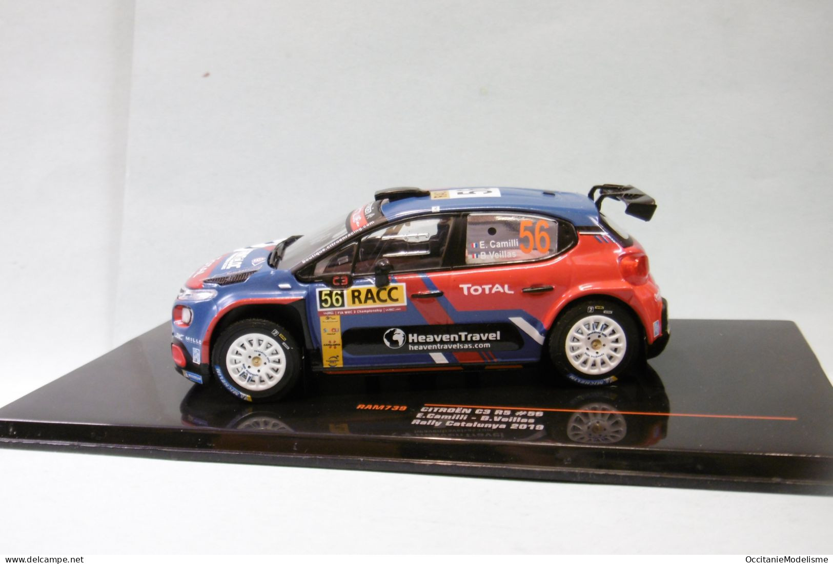 Ixo - CITROEN C3 R5 #56 Rally Catalunya 2019 Camilli - Veillas Réf. RAM739 NBO Neuf 1/43 - Ixo