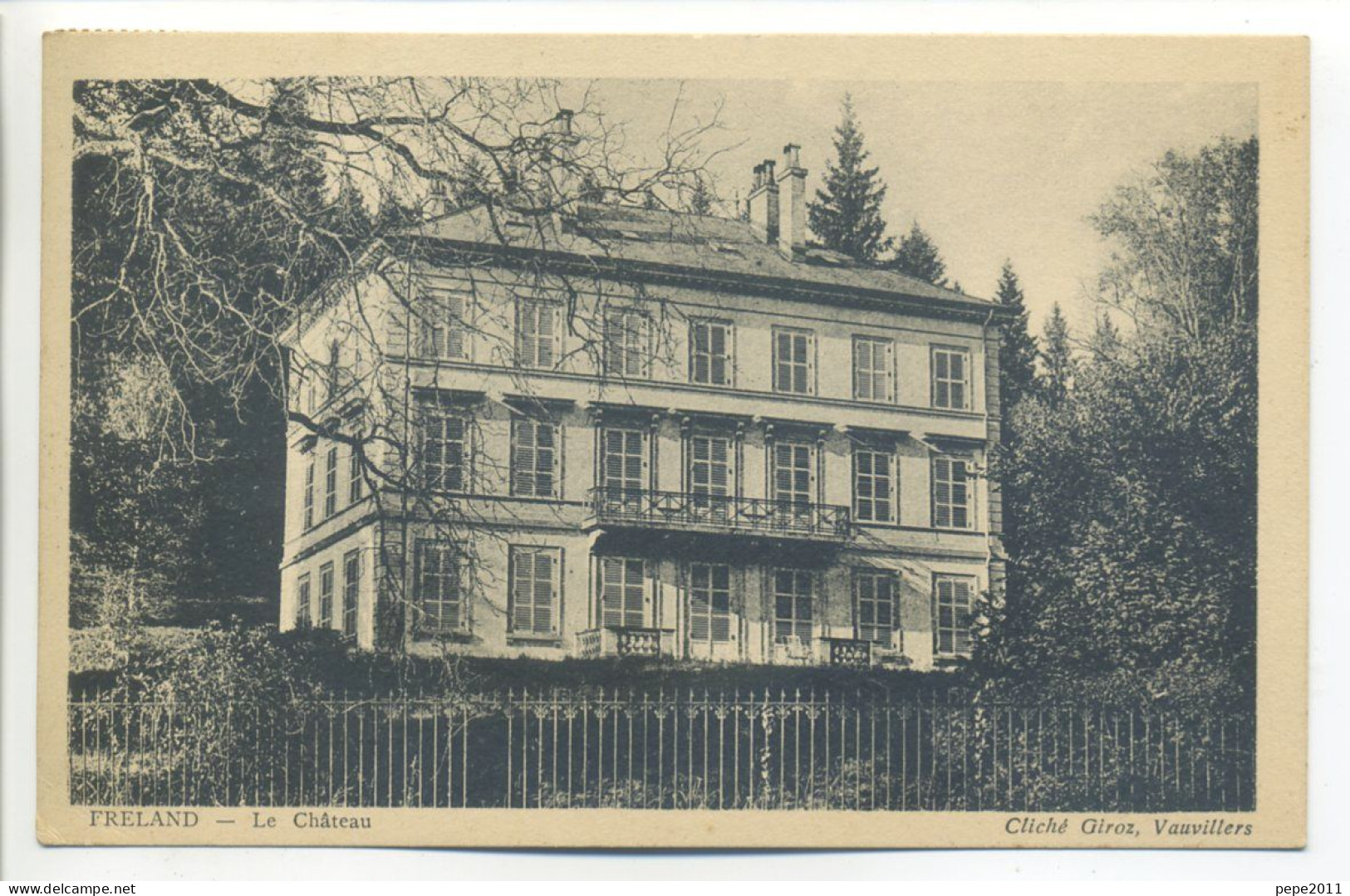 CPA (70 Haute Saône) - FRELAND - Ambiévillers - Le Château - Vauvillers