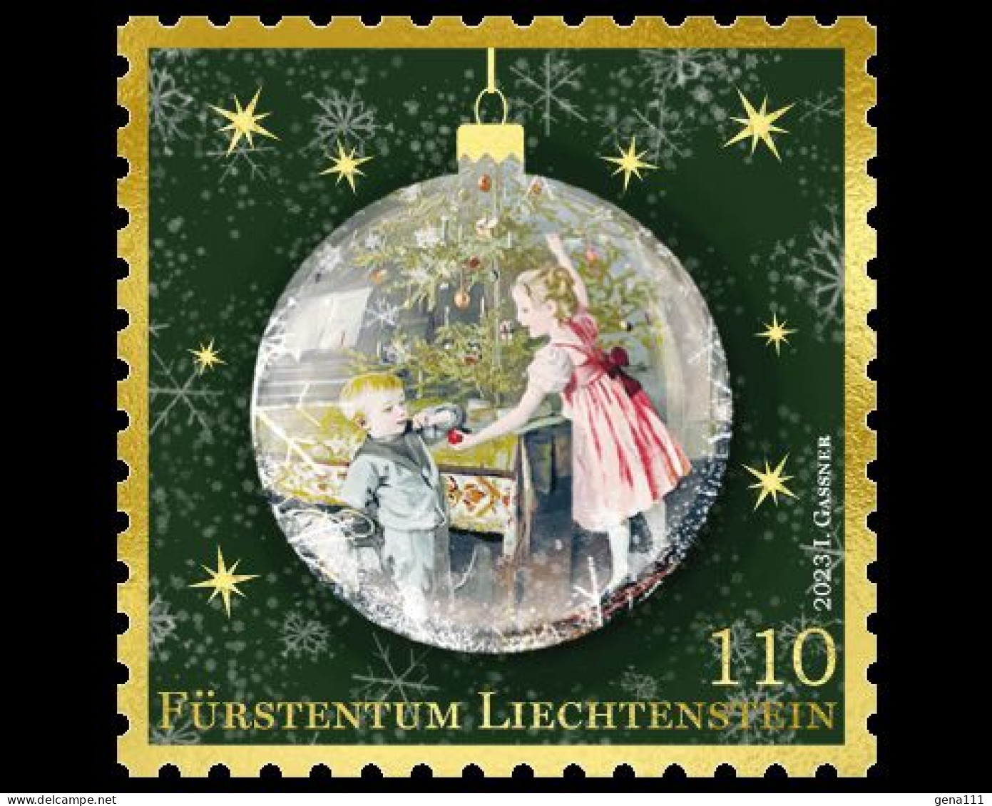 Christmas Set Of 4 Stamps Liechtenstein 2023 - Ongebruikt