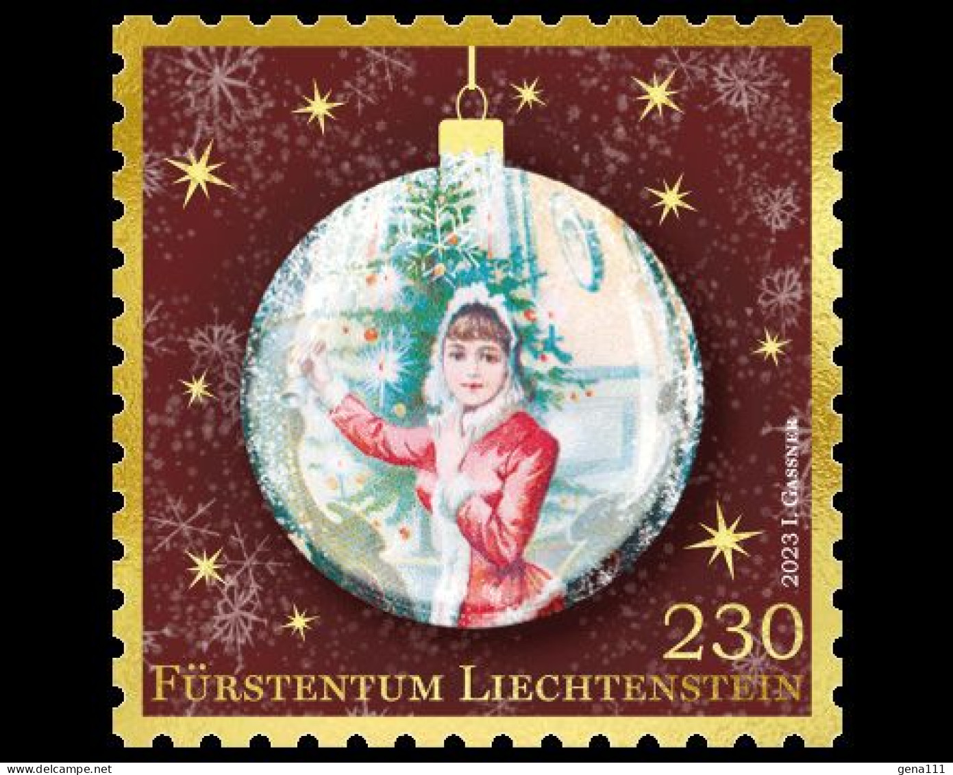 Christmas Set Of 4 Stamps Liechtenstein 2023 - Ungebraucht