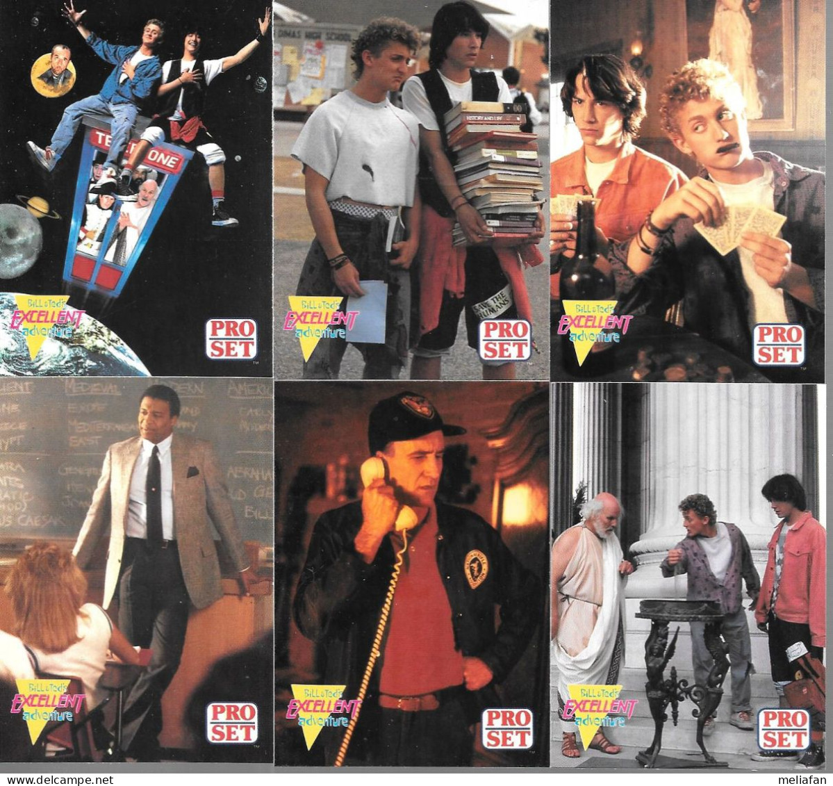 BE57 - COMPLETE CARD SET PROSET - BILL AND TED'S EXCELLENT ADVENTURE - Altri & Non Classificati