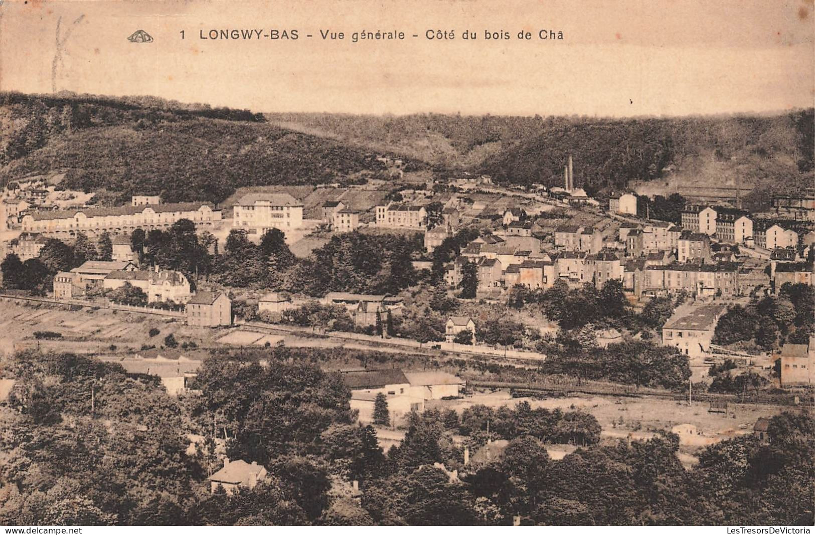 FRANCE - Longwy-bas - Vue Générale De La Ville - Côté Du Bois De Cha - Carte Postale Ancienne - Longwy