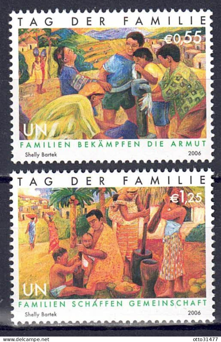 UNO Wien 2006 - Tag Der Familie, Nr. 465 - 466, Postfrisch ** / MNH - Ungebraucht