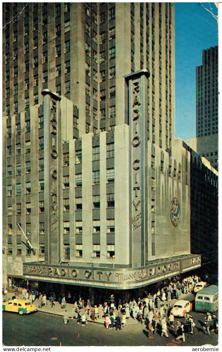 NEW YORK - Radio City Music Hall (1950's) - Autres Monuments, édifices