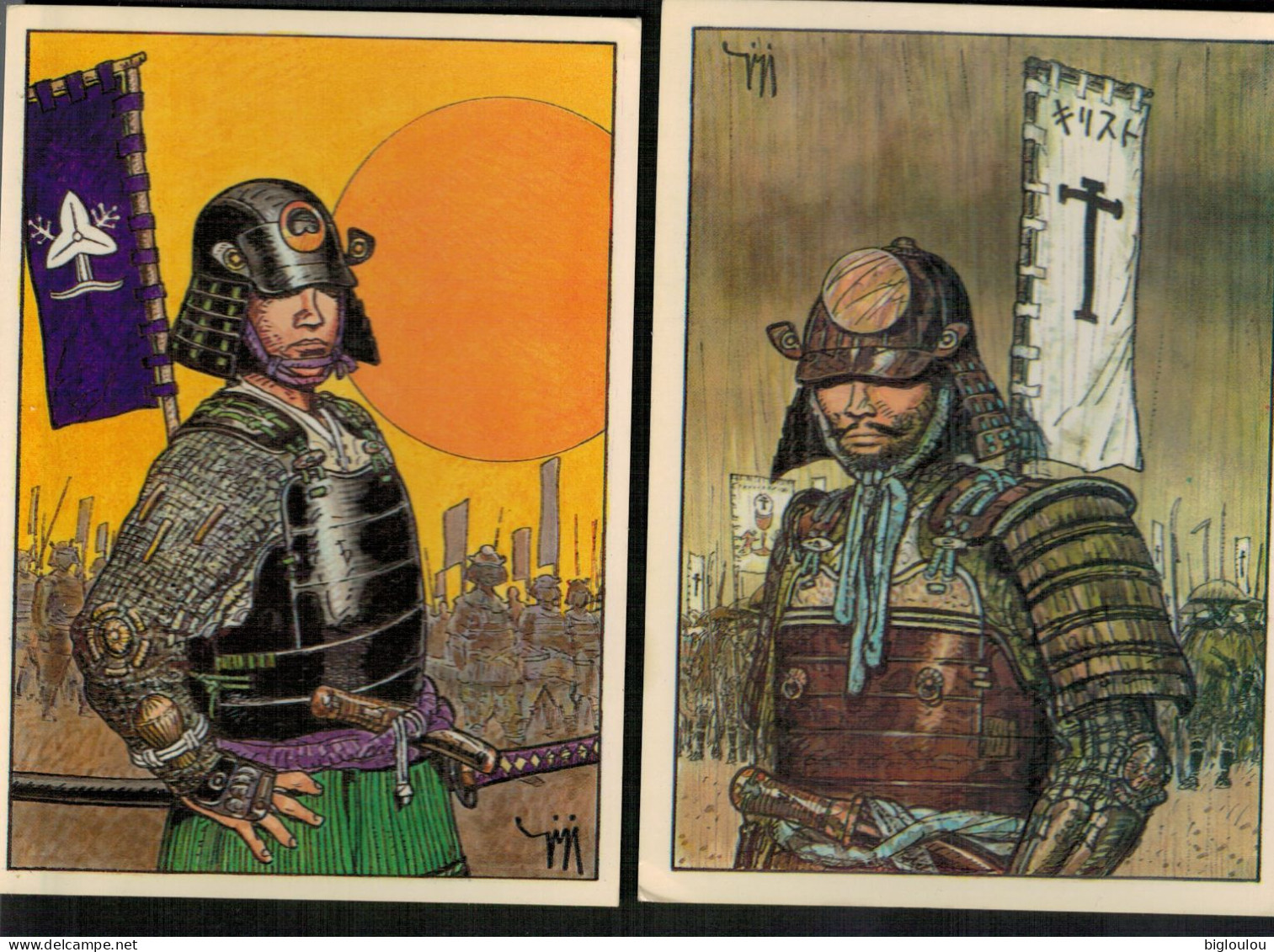 Lot De 2 Cartes Postales - 1986 AEDENA Et GIGI - Bandes Dessinées