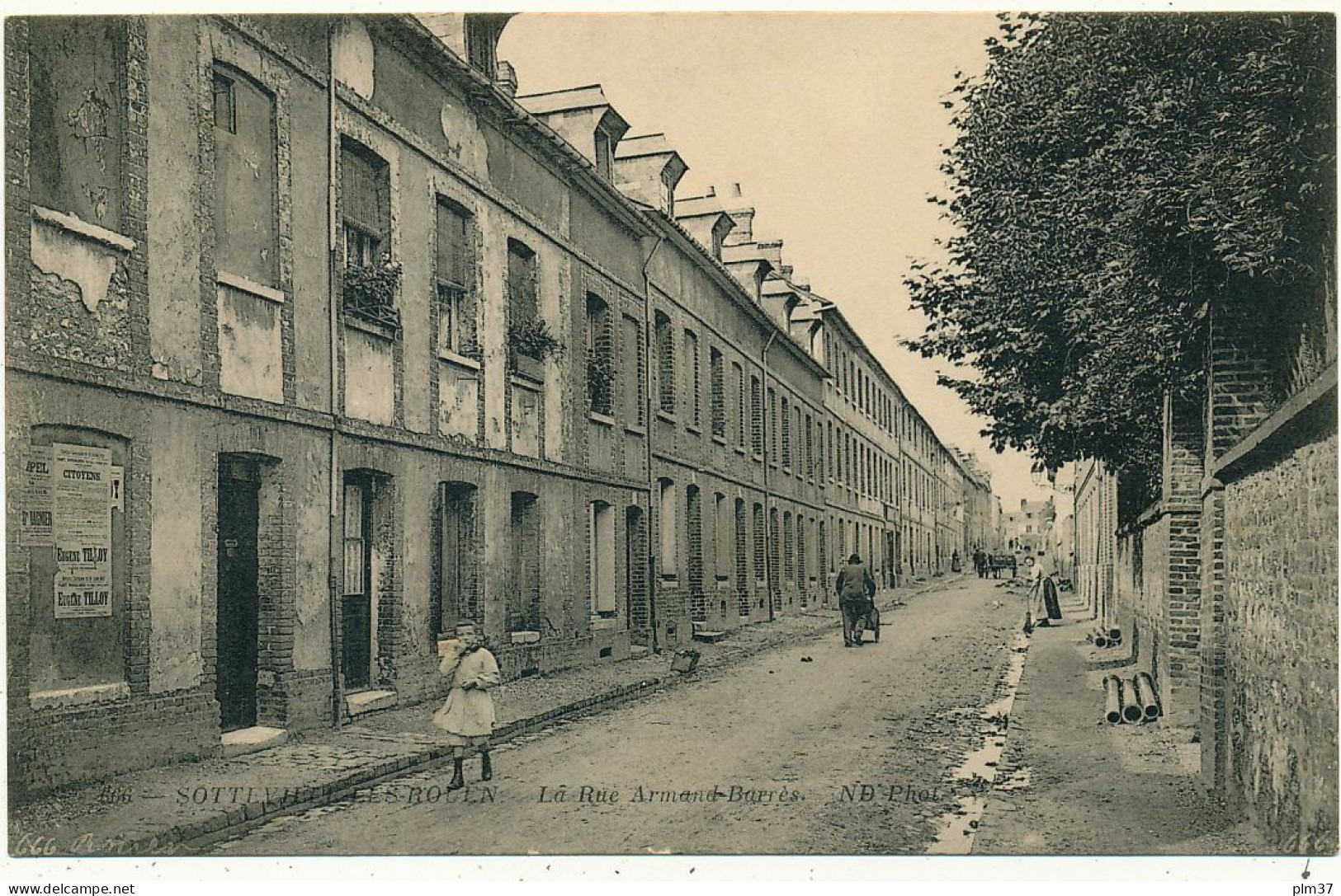 SOTTEVILLE LES ROUEN - La Rue Armand Barrès - Sotteville Les Rouen