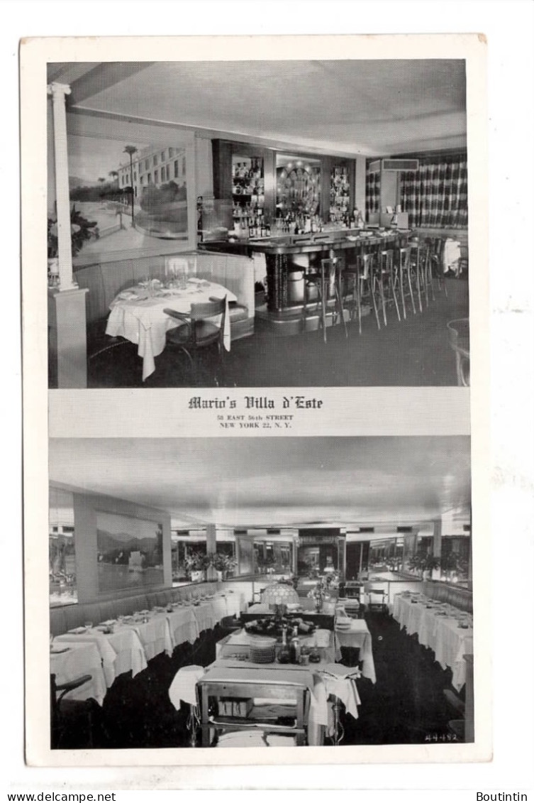 New York 22 Maria's Villa D'Este East 56th Street - Cafes, Hotels & Restaurants