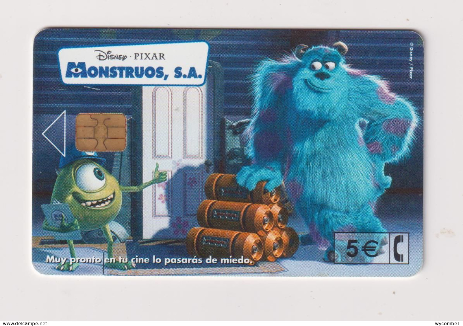 SPAIN - Disney Pixar Chip Phonecard - Commémoratives Publicitaires