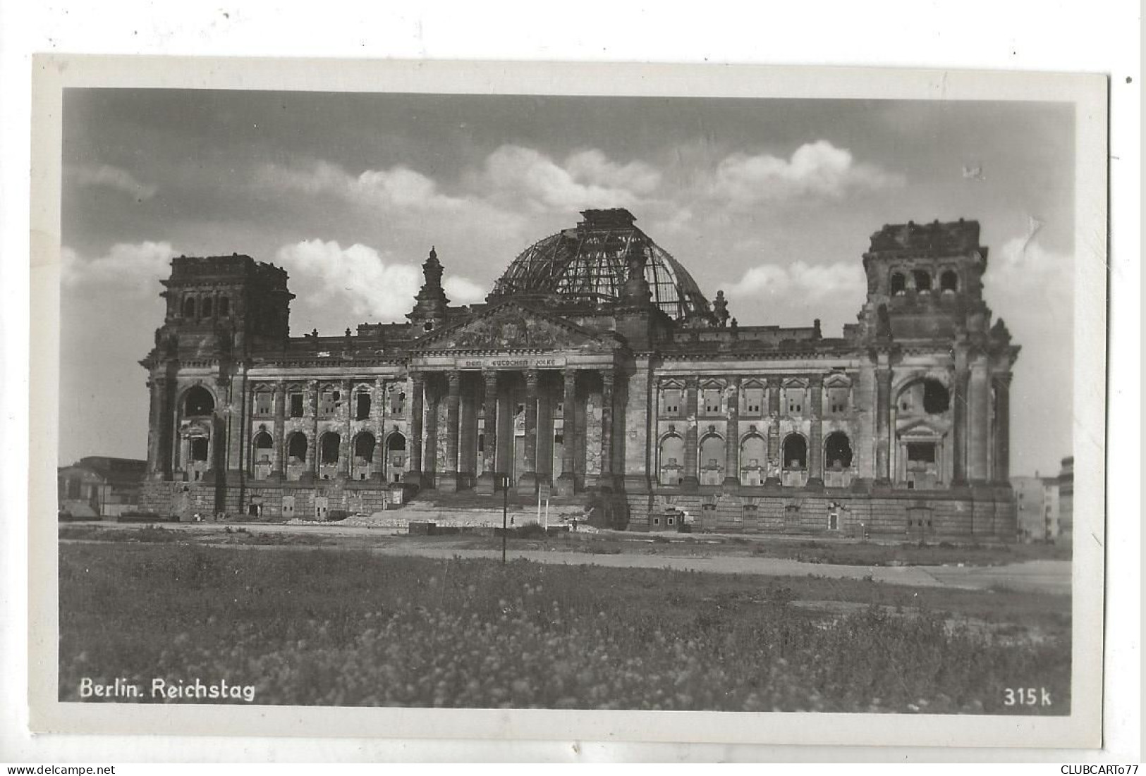 Berlin (Allemagne, Berlin) : Die Ruinen Des Reichstags Im 1950 (animé) PF. - Berliner Mauer