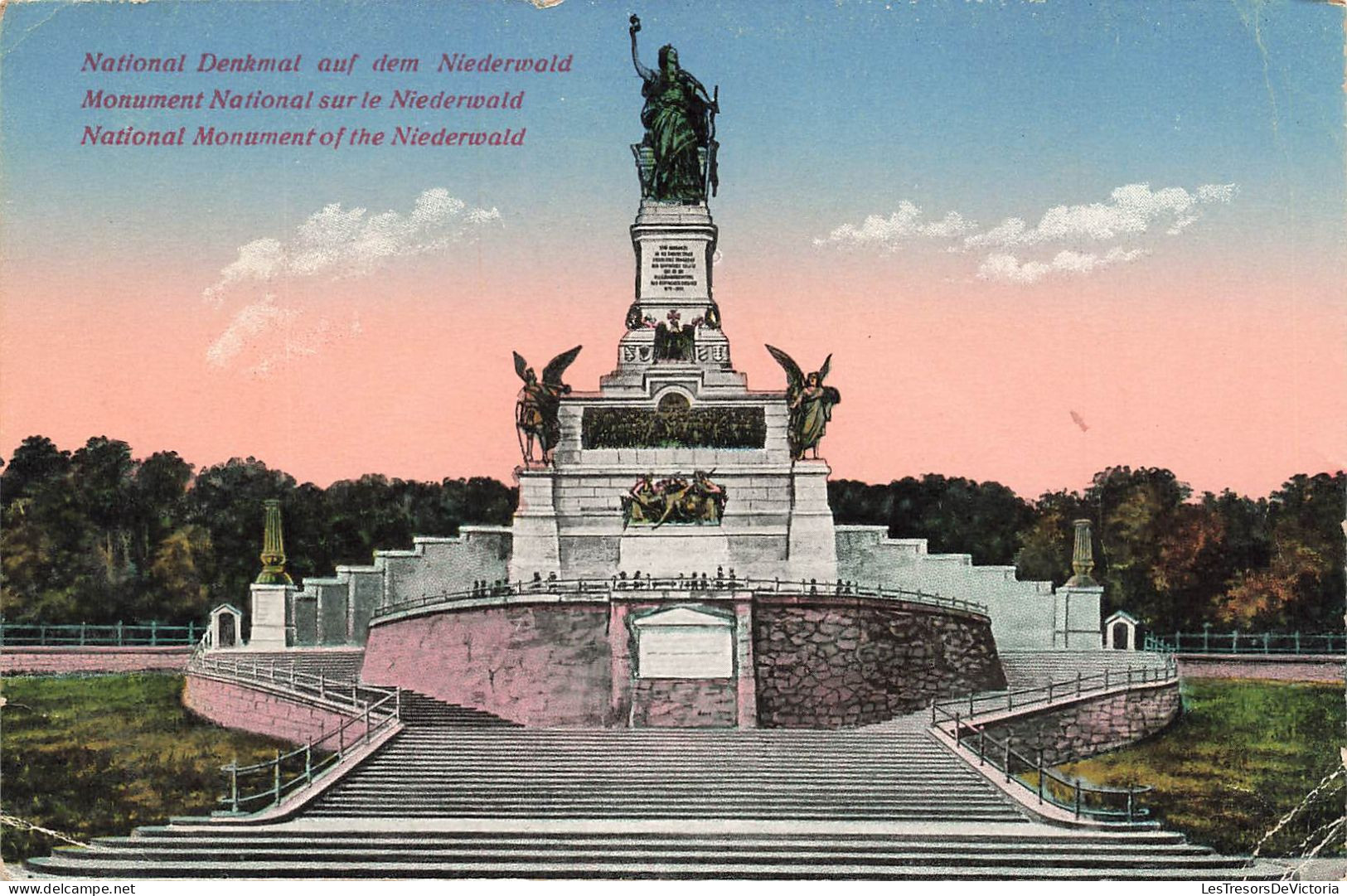 SUISSE - Monument National Sur Le Niederwald - Vue Générale Du Monument - Carte Postale Ancienne - Niederwald