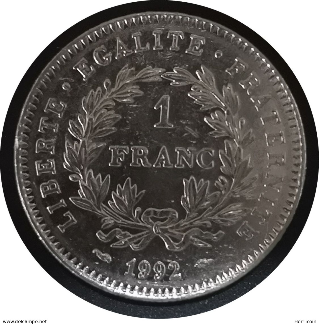 1992   - 1 Franc République Nickel (1992) France / KM#1004,1 - Conmemorativos