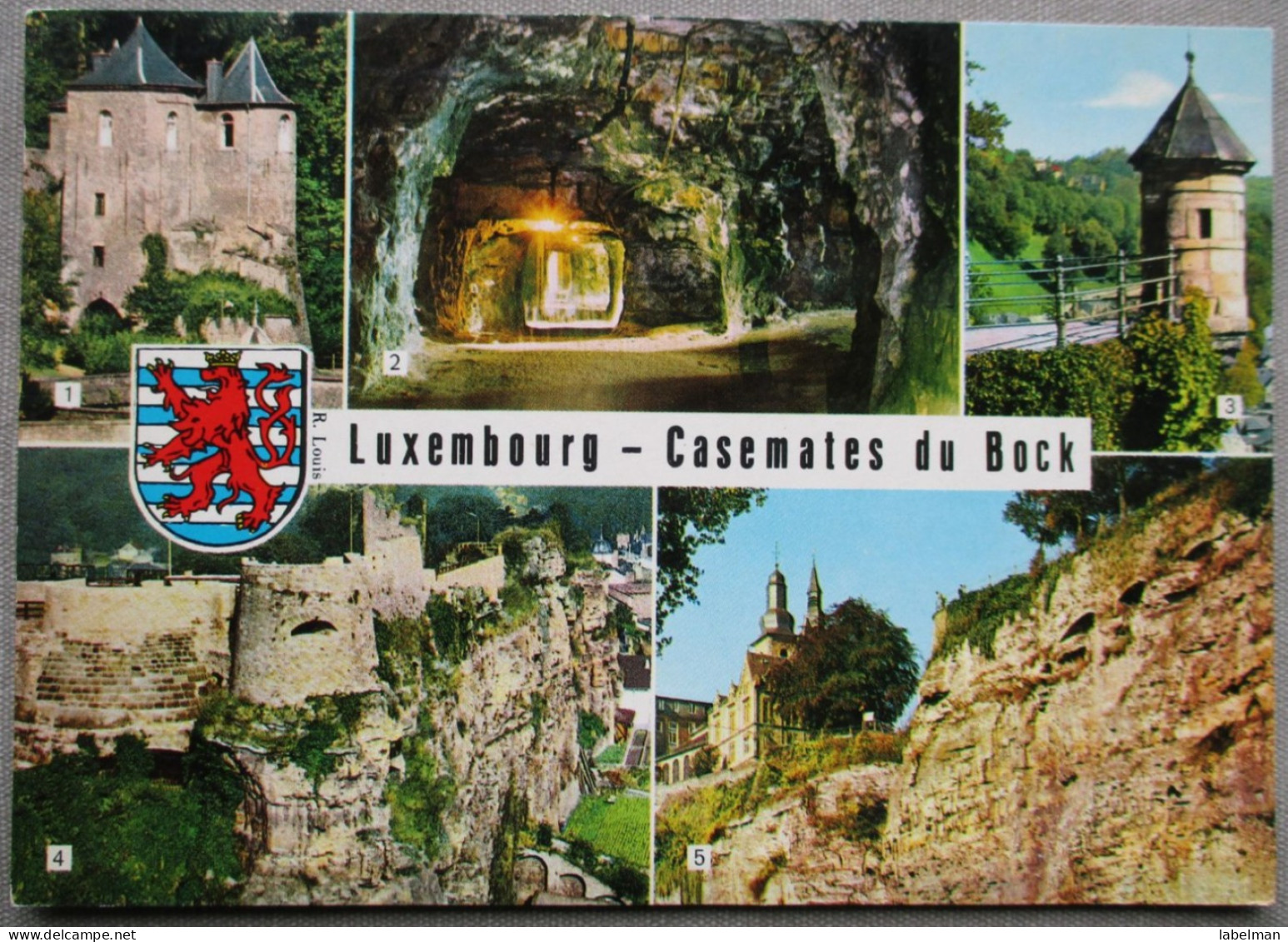 GRAND DUCHE DE LUXEMBOURG CASEMATES DU ROCK KARTE CARD POSTCARD CARTOLINA CARTE POSTALE ANSICHTSKARTE POSTKARTE - Bourscheid