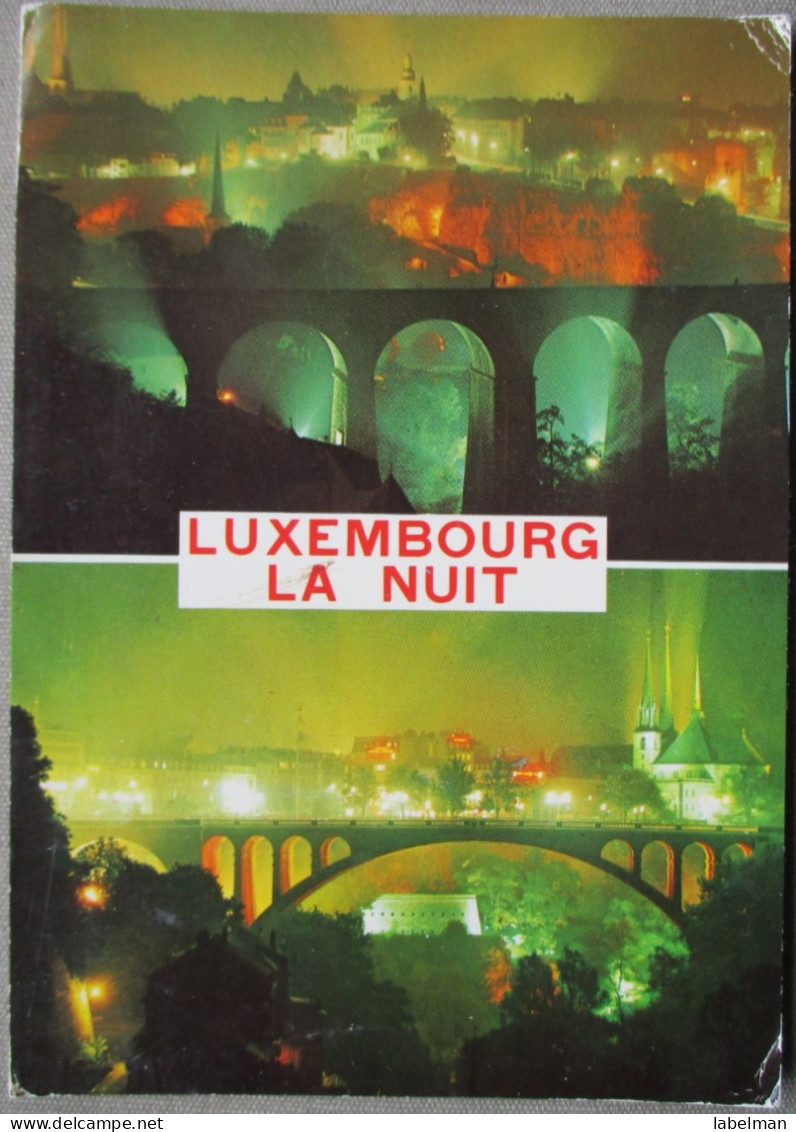 GRAND DUCHE DE LUXEMBOURG BY NIGHT PANORAMA KARTE CARD POSTCARD CARTOLINA CARTE POSTALE ANSICHTSKARTE POSTKARTE - Burscheid