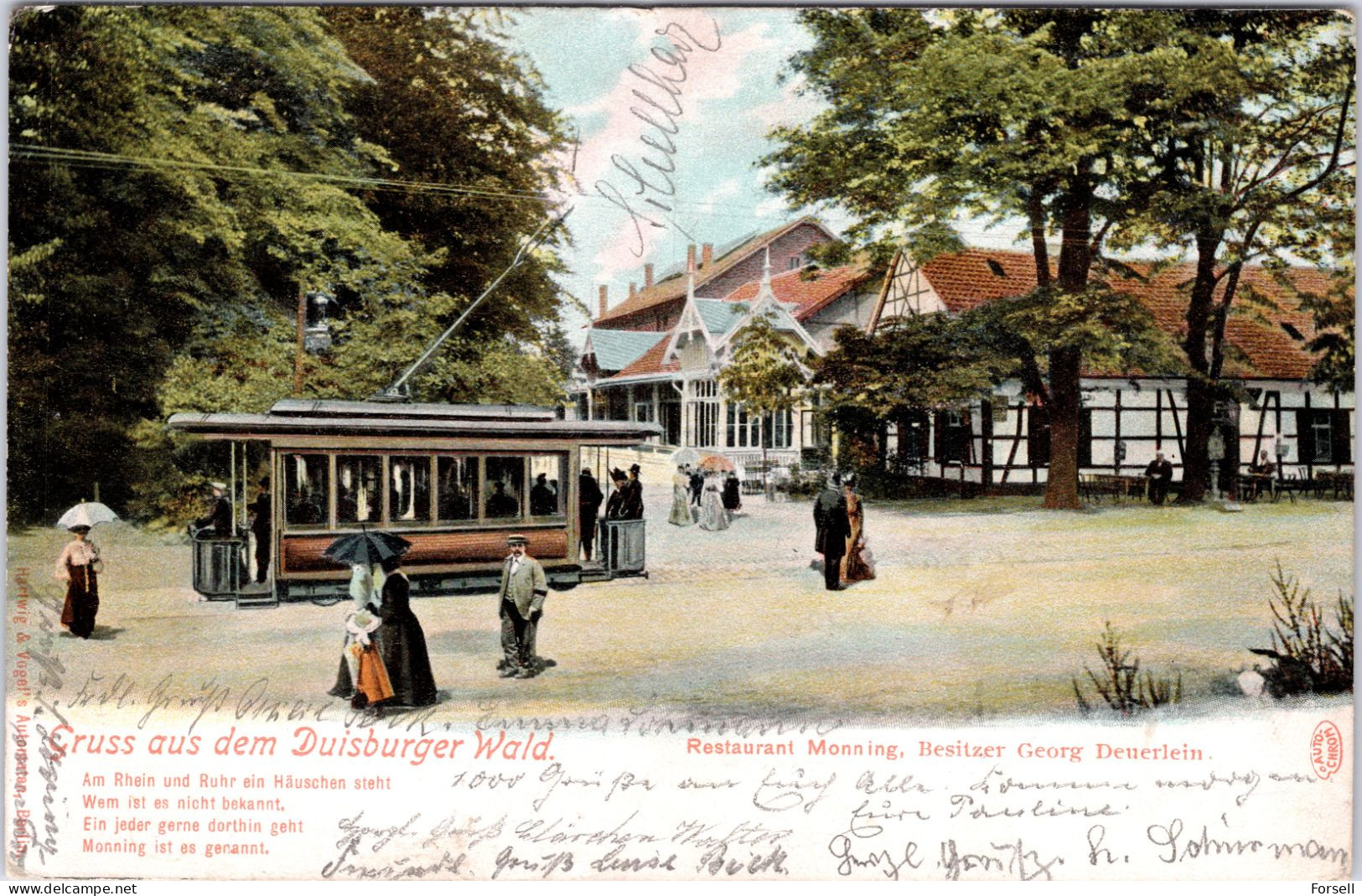 Gruss Aus Dem Duisburger Wald (Stempel: Speldorf 1904) - Duisburg