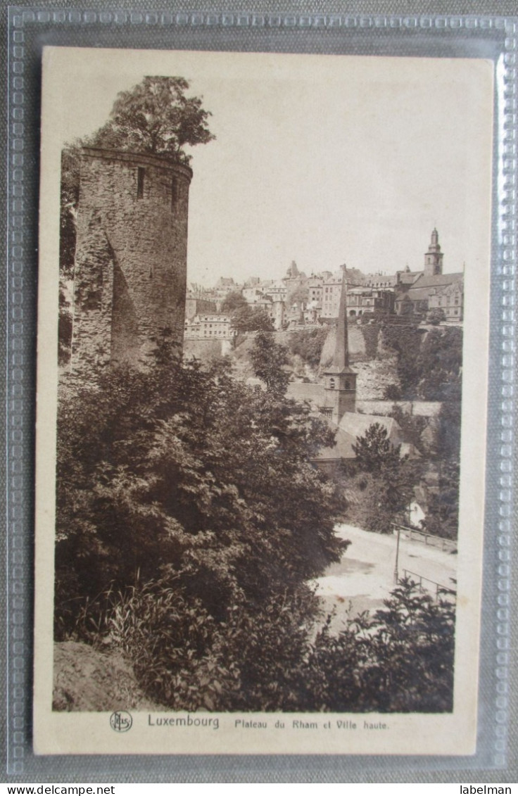 GRAND DUCHE DE LUXEMBOURG PLATEAU DU RHAM PANORAMA CARD POSTCARD CARTOLINA CARTE POSTALE ANSICHTSKARTE POSTKARTE - Bourscheid