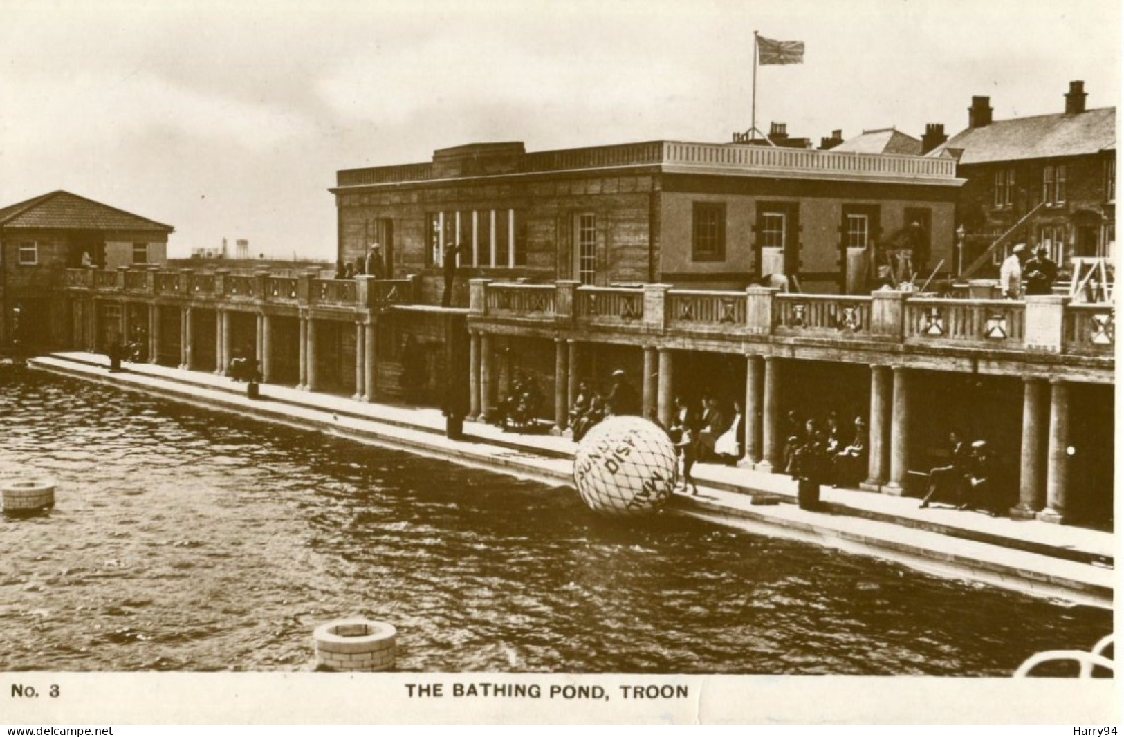 CPA  The Bathing Pond Troon Scotland 1949 - Ayrshire