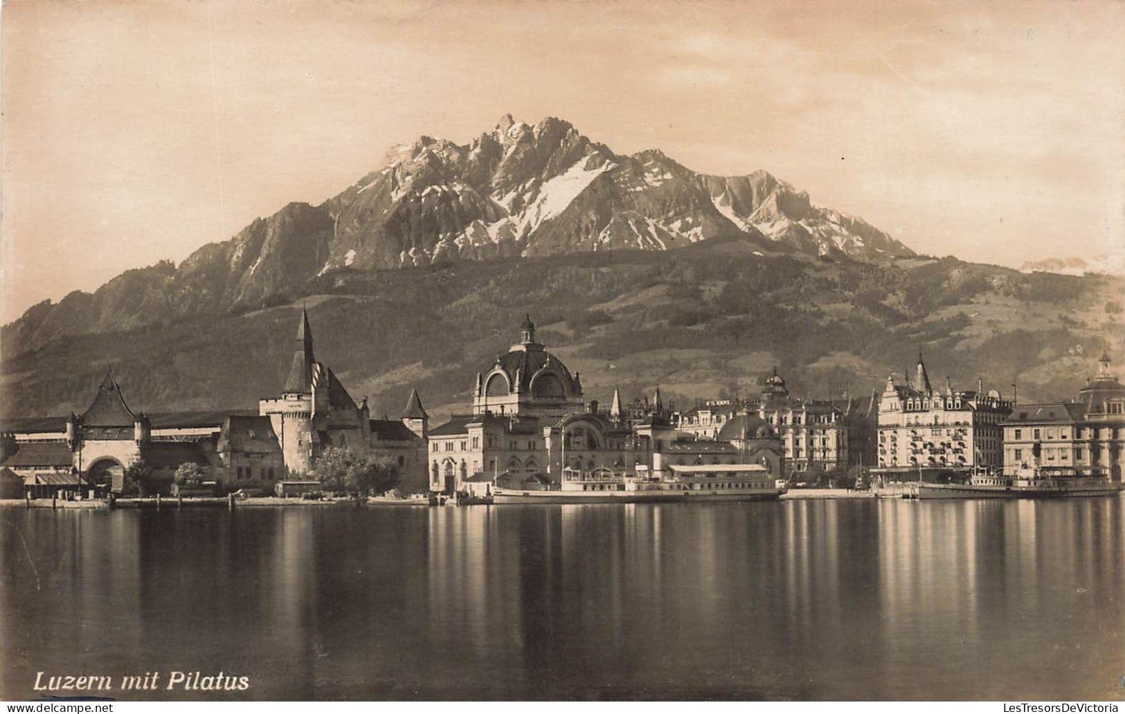 SUISSE- Luzern Mit Pilatus - Vue Générale De La Ville - Carte Postale - Lucerne