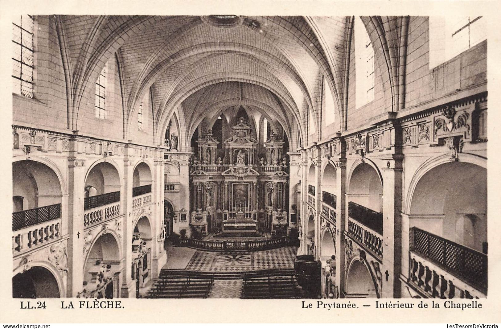 FRANCE - La Flèche - Le Prytanée - Intérieur De La Chapelle - Carte Postale Ancienne - La Fleche