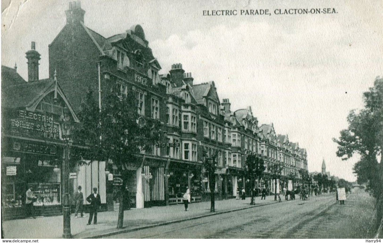 CPA  Electric Parade Clacton-on-sea England  1904 - Clacton On Sea