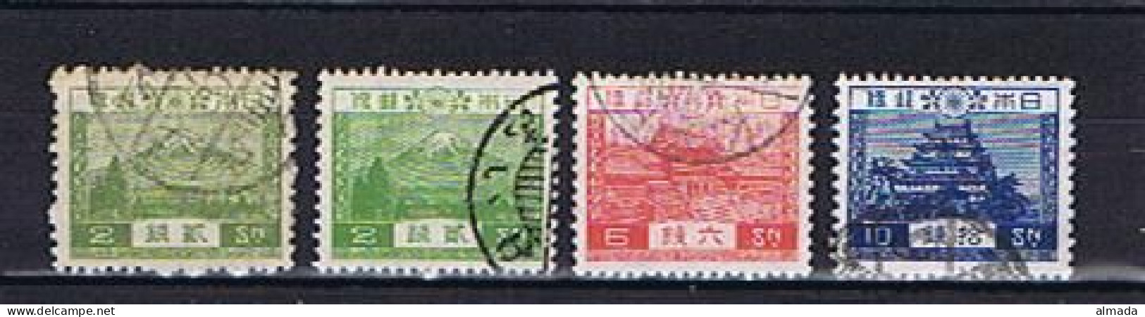 Japan 1926: Michel 177 (2 Colours)-179 Used,  Gestempelt - Gebruikt