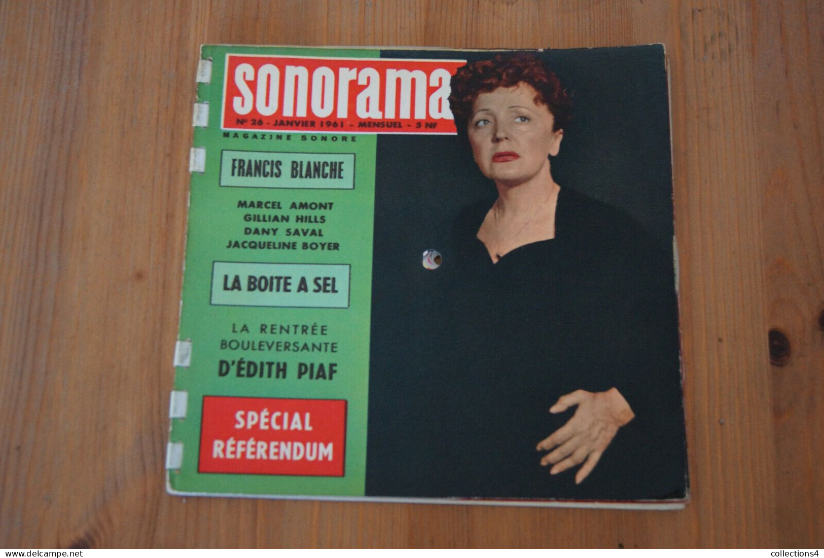 SONORAMA N°25 DEC 1960 AZNAVOUR.JEANNE MOREAU.BOURVIL.PETULA CLARK.PAUL NEWMAN  DE GAULLE KENNEDY ET + - Spezialformate