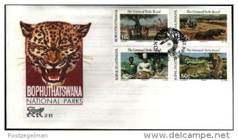 BOPHUTHATSWANA, 1988, National Parks,   First Day Cover Mint 2.11 - Bophuthatswana