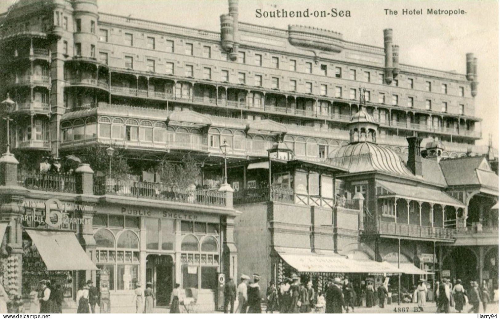 CPA Southend-on-Sea Hotel Metropole England 1917 - Southend, Westcliff & Leigh