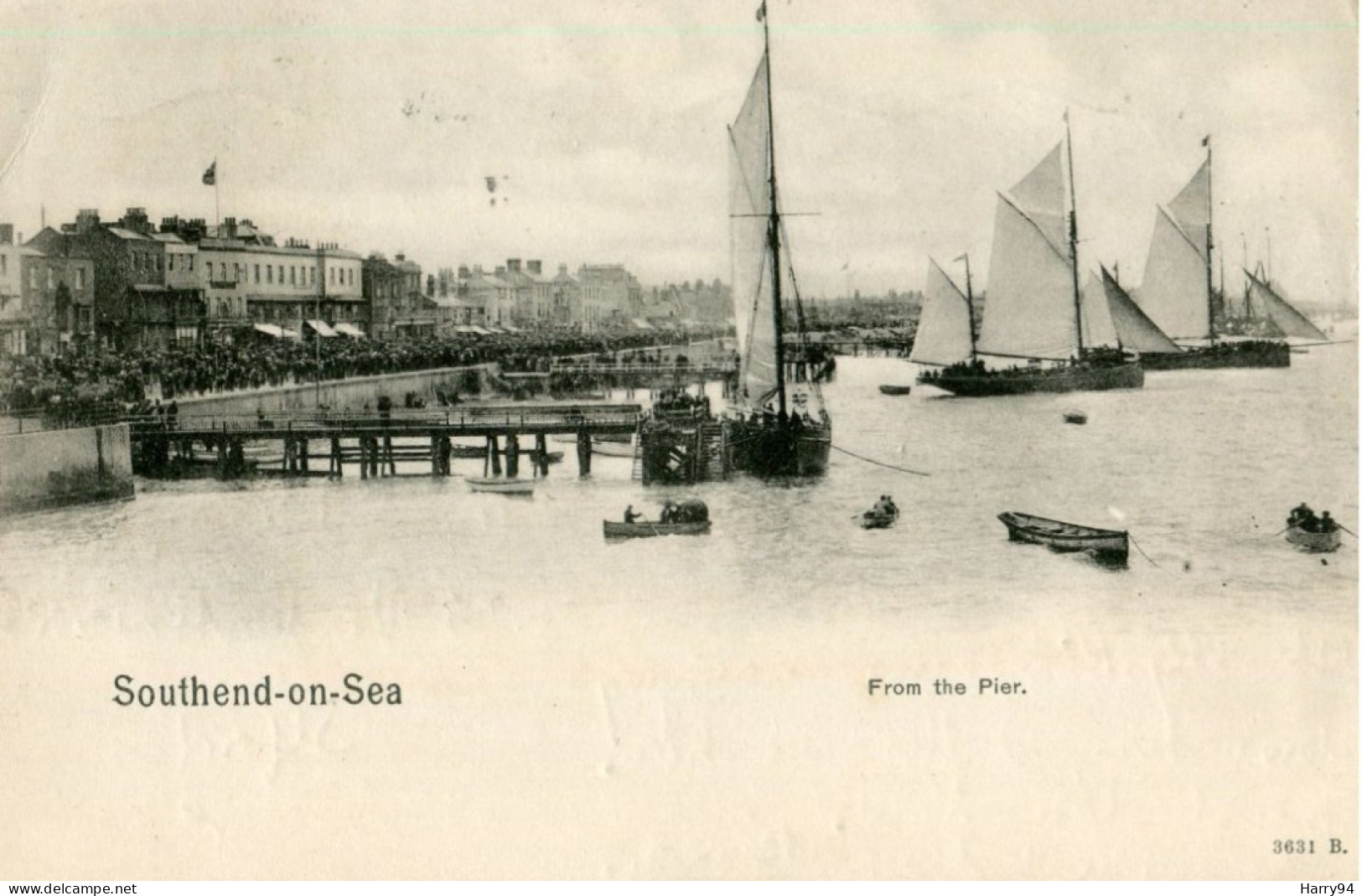 CPA Southend-on-Sea From The Pier England 1917 - Southend, Westcliff & Leigh