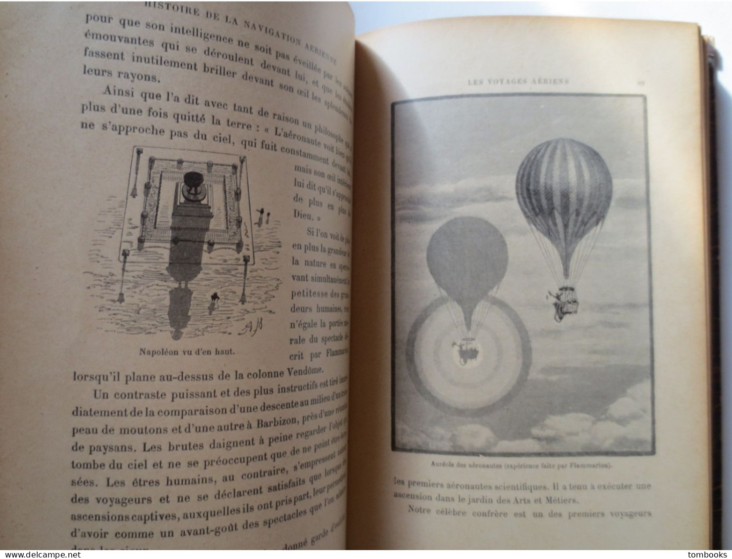 La Navigation Aérienne - Wilfried De Fonvielle - 99 gravures - 1911 - ouvrage relié - B.E -